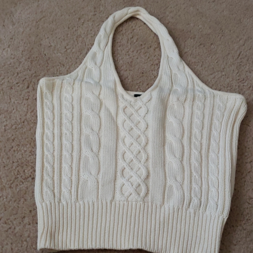 Crop top sweater